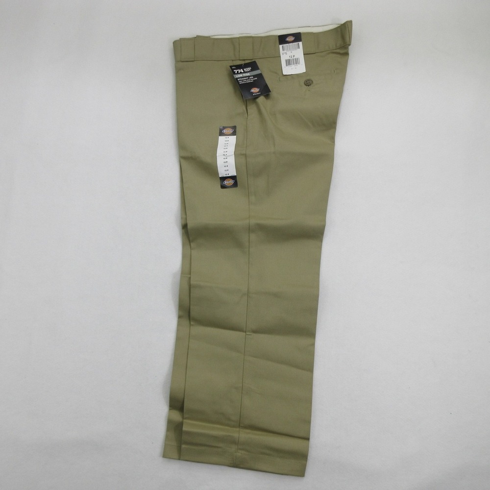 Dickies Womens Pants 12P 774 Low Rise Straight Leg Khaki Work Pants New